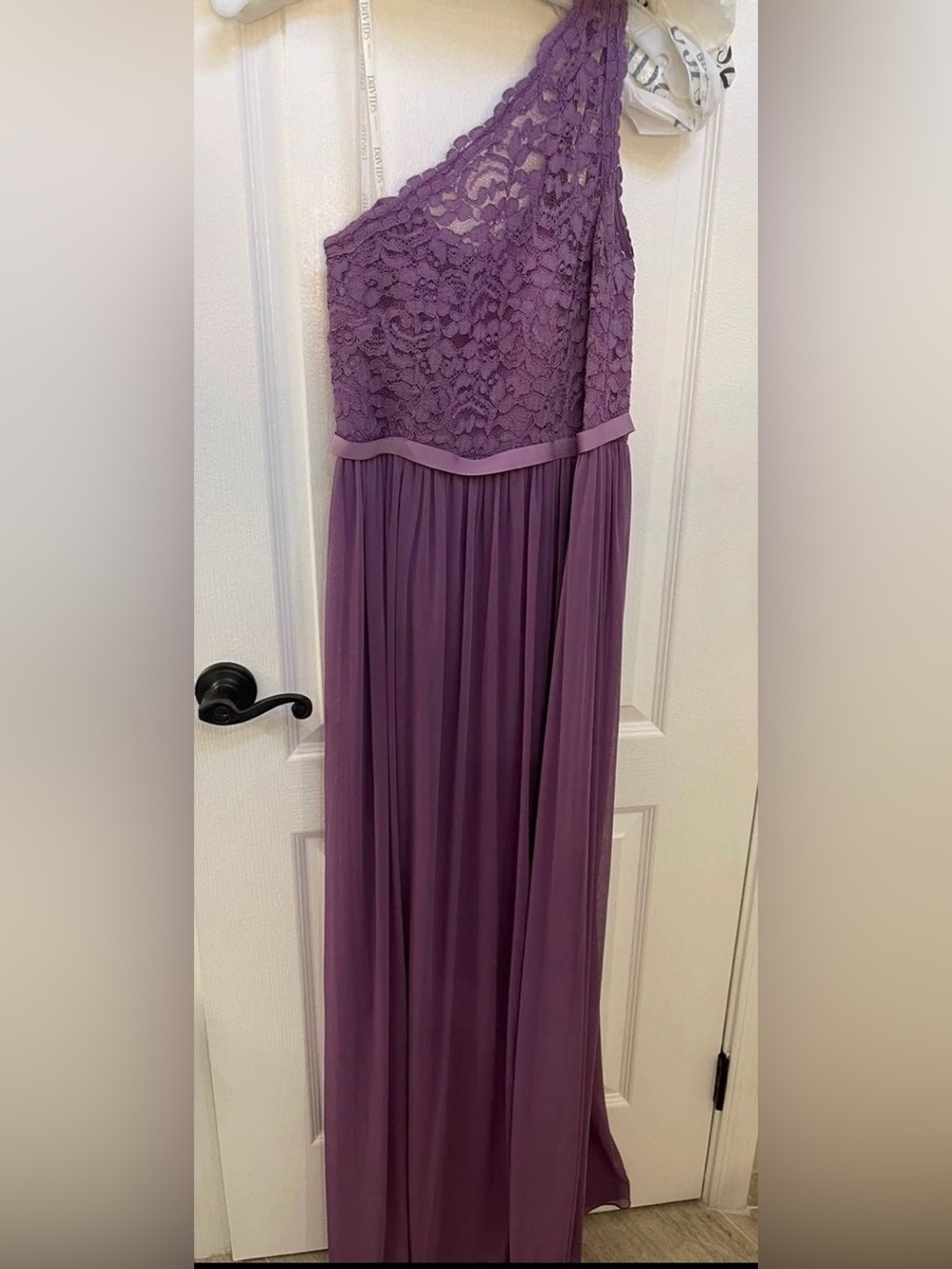 Davids Bridal bridesmaid dresses sz 4 wisteria